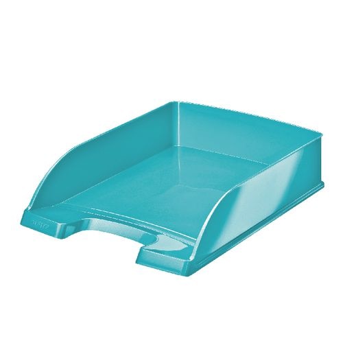 Leitz brievenbak wow polystyreen ijsblauw