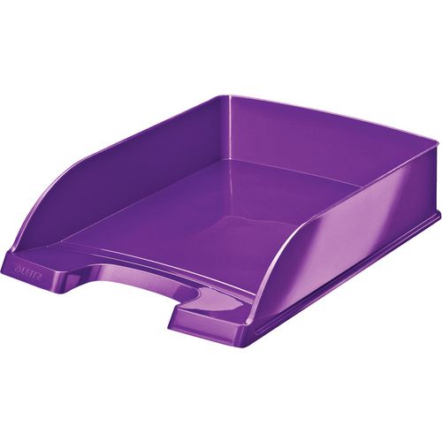 Leitz brievenbak wow polystyreen paars
