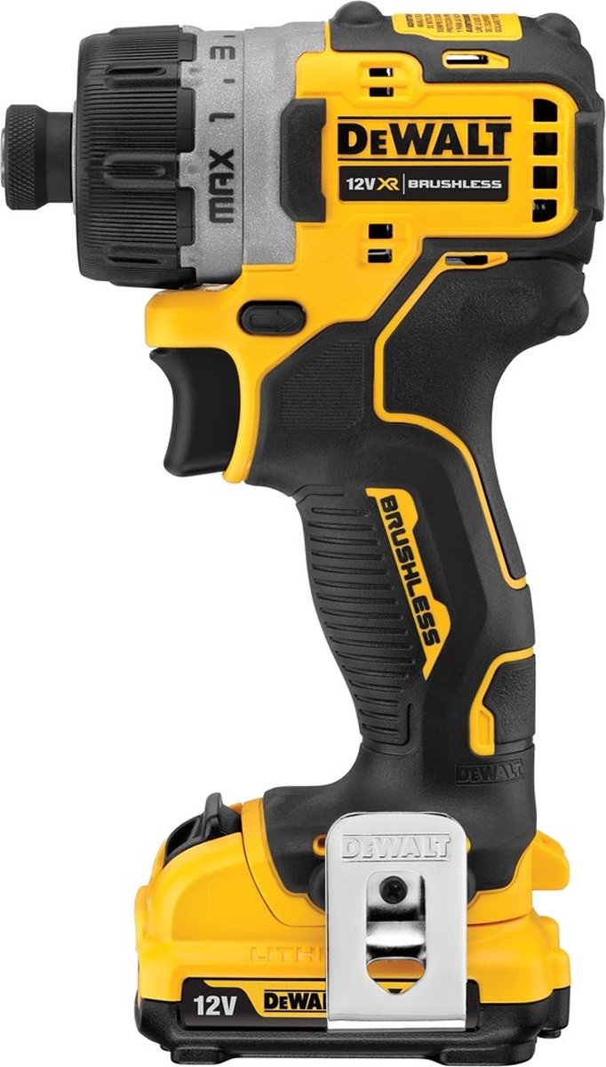Dewalt dcf601d2 - accuschroevendraaier - 12v xr - brushless - inclusief 2x 2.0ah accu's en tstak koffer