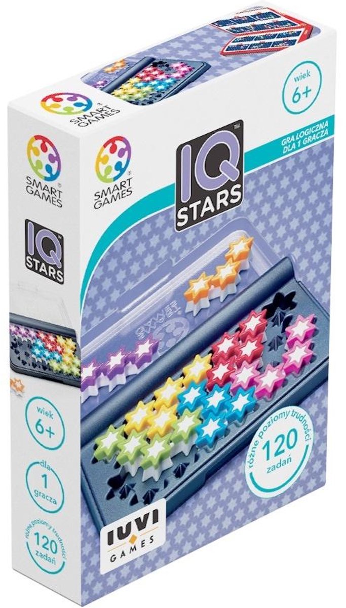 Smartgames smart games - iq stars - (pl) iuvi games - poolse versie