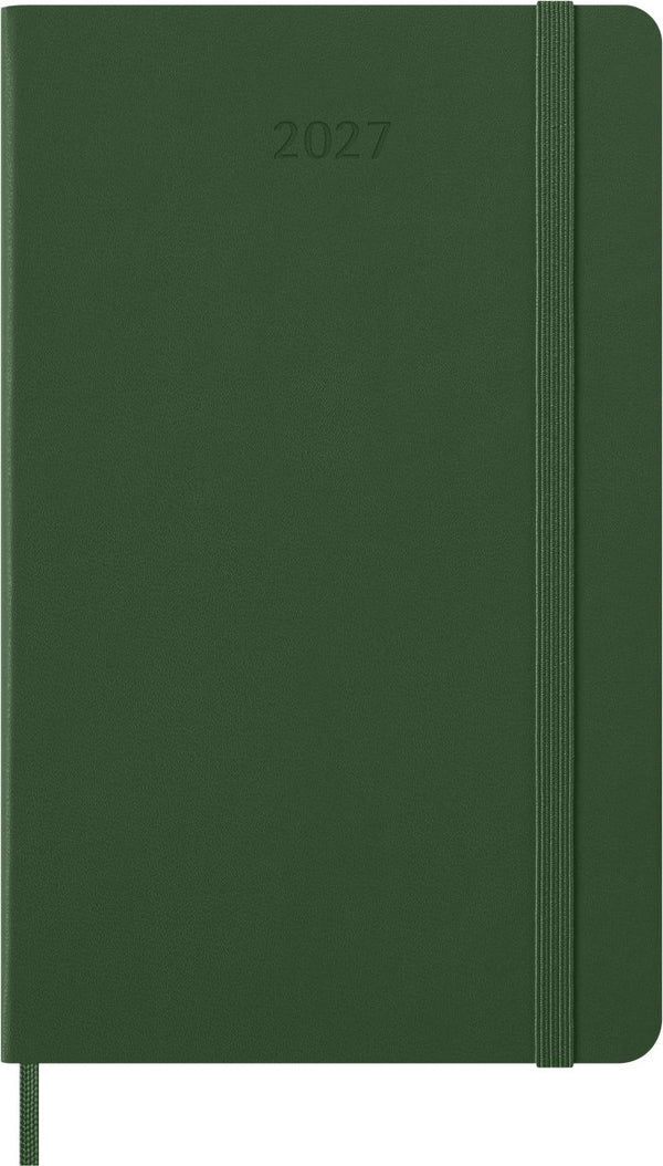Moleskine 12 maanden agenda - 2027 - dagelijks - large - harde kaft - mirte groen