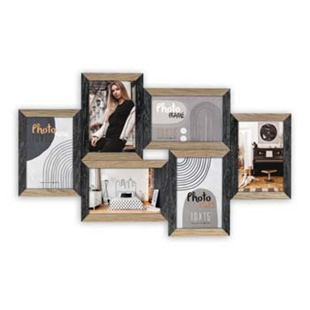 Zep Fotolijst DN688B Vercelli Zwart 6x 10x15 cm