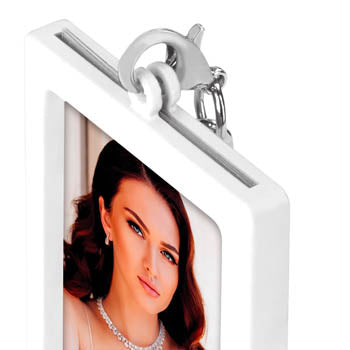 Zep foto sleutelhanger aa9w wit 35x45 mm