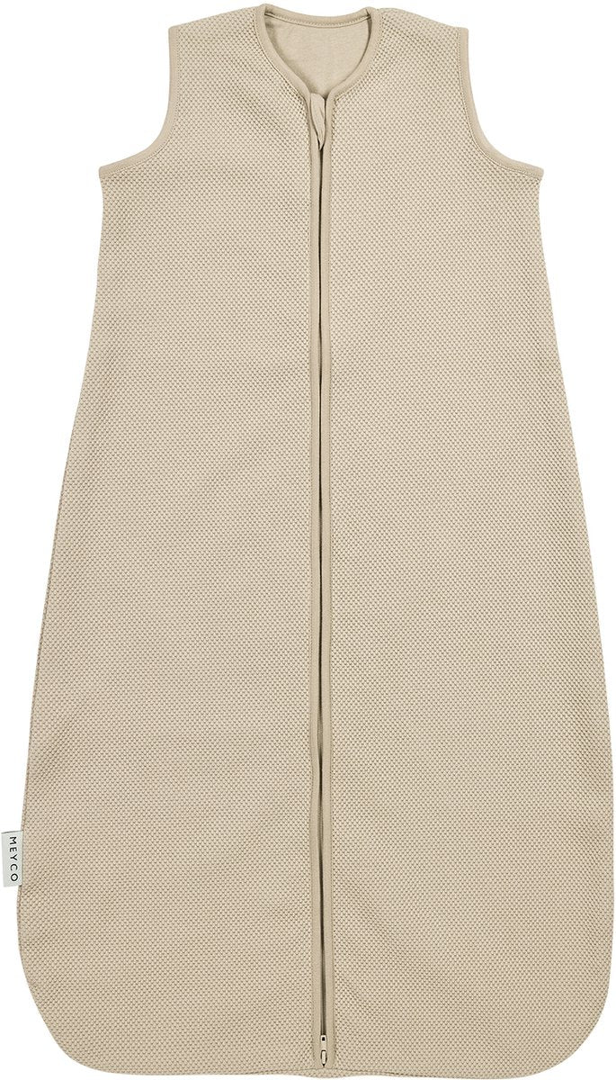 Meyco baby studio collection classic baby slaapzak - sand - 110cm - 1.0 tog