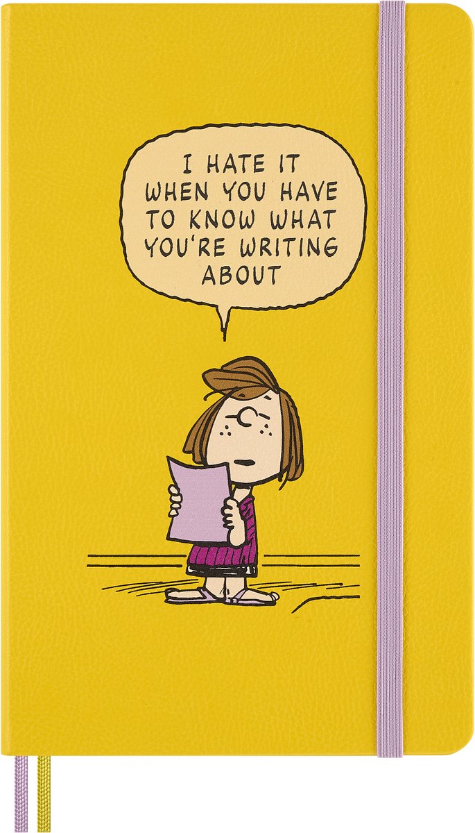 Moleskine limited edition - peanuts - notitieboek - large (13x21cm) gelinieerd - patty