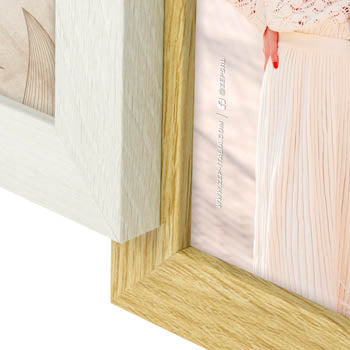 Zep Fotolijst DT553W Locarno Wit 5x10x15 1x10x10 cm