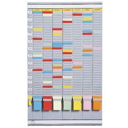 Weekplannerkit a 5540-5811 25,5 x 81 cm lichtgrijs 35 vakken