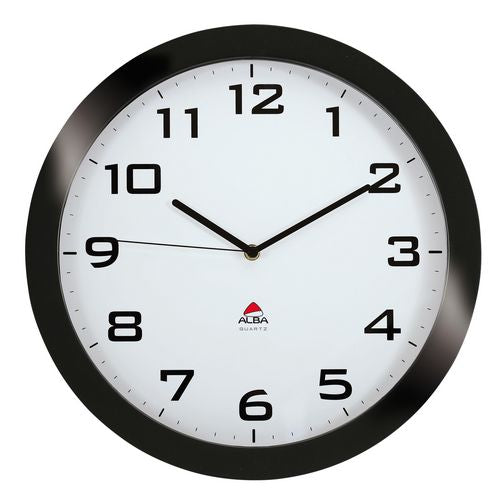 Wandklok alba horissimo n 38cm zwart