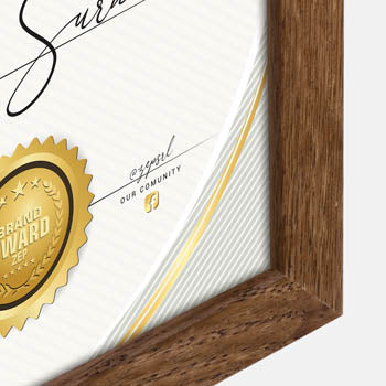 Zep v4729n certificaat bruin 29,7x42 cm