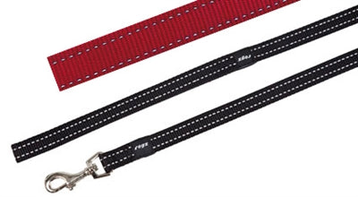 Rogz voor honden fanbelt lange lijn rood