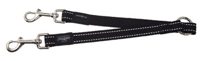 Rogz voor honden fanbelt splitter zwart
