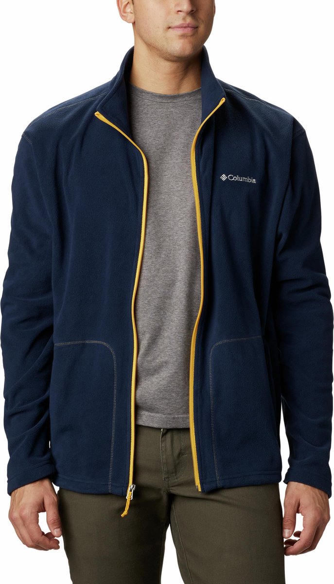 Columbia fast trek™ light full zip fleece fleece jas heren - fleece jas met volledige ritssluiting - fleece vest - blauw - maat s