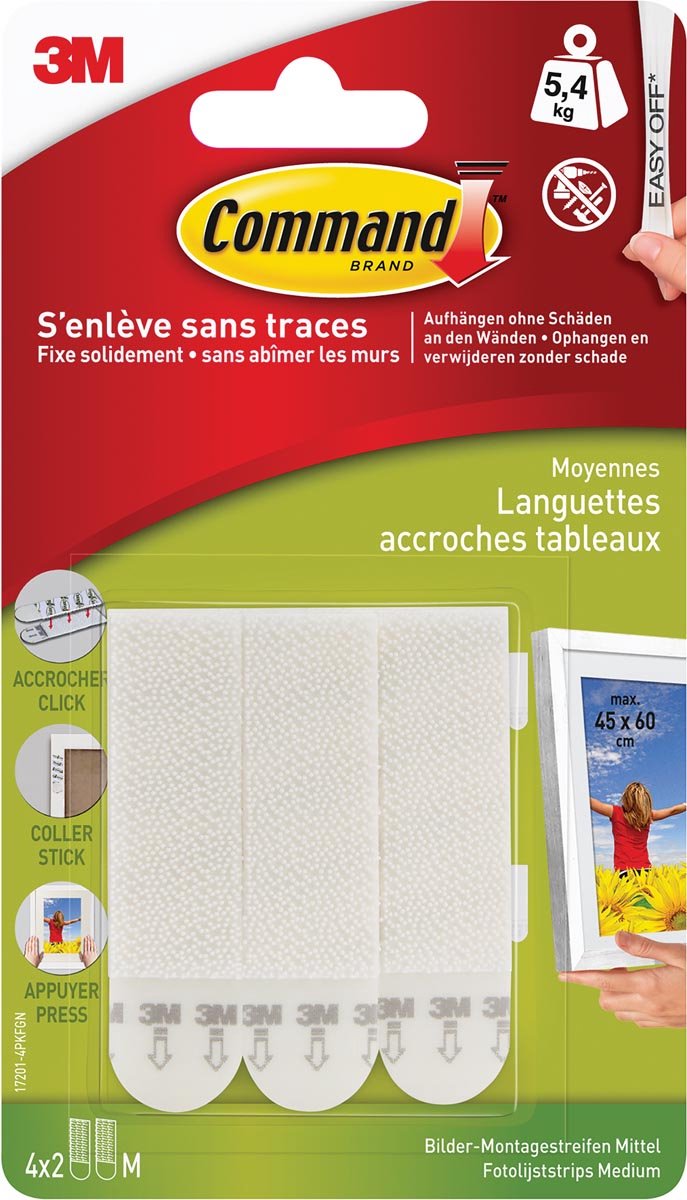 Merkloos sans marque 3m command vastklikstrips - medium