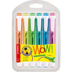 Stabilo tekstmarker swing cool pak van 6 beitel