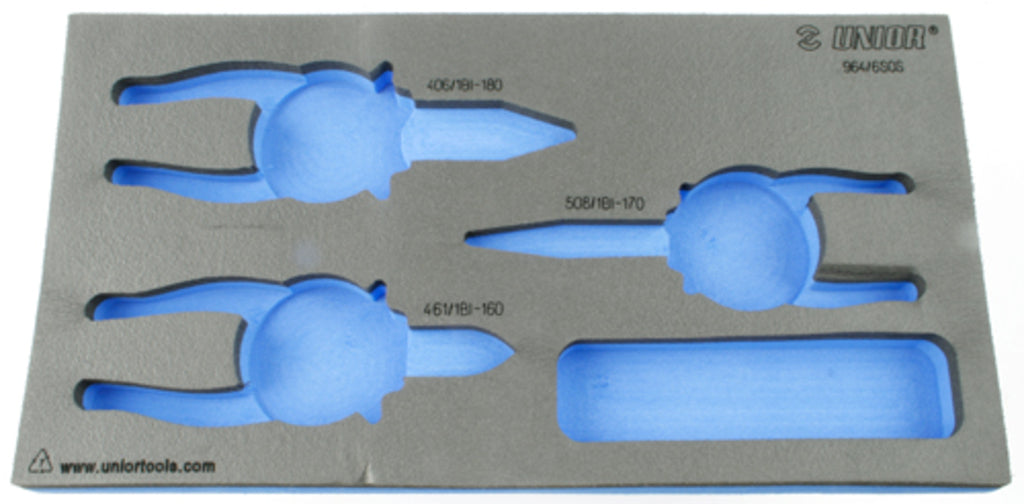 Unior foam inlay gereedschapwagen