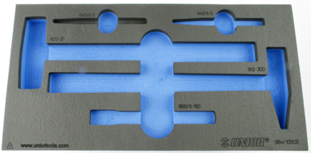 Unior foam inlay gereedschapwagen