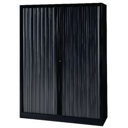 Roldeurkast bisley eurotambours plus 120x43x163,7cm zwart