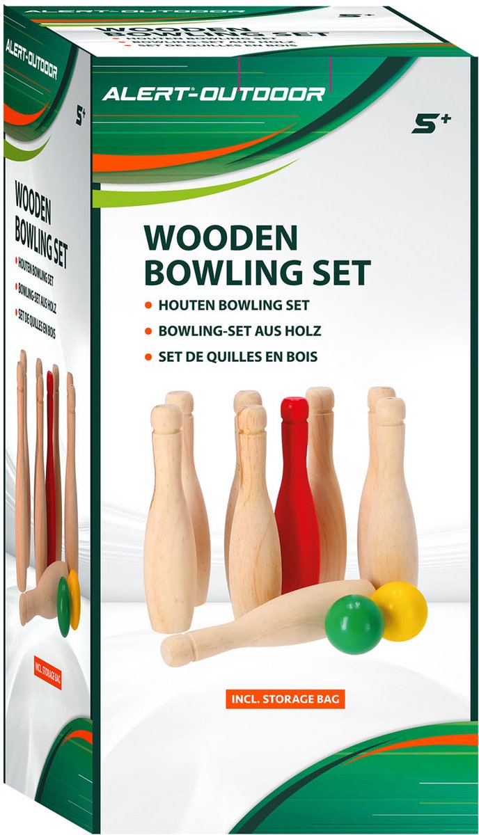 Alert outdoor bowlingset hout