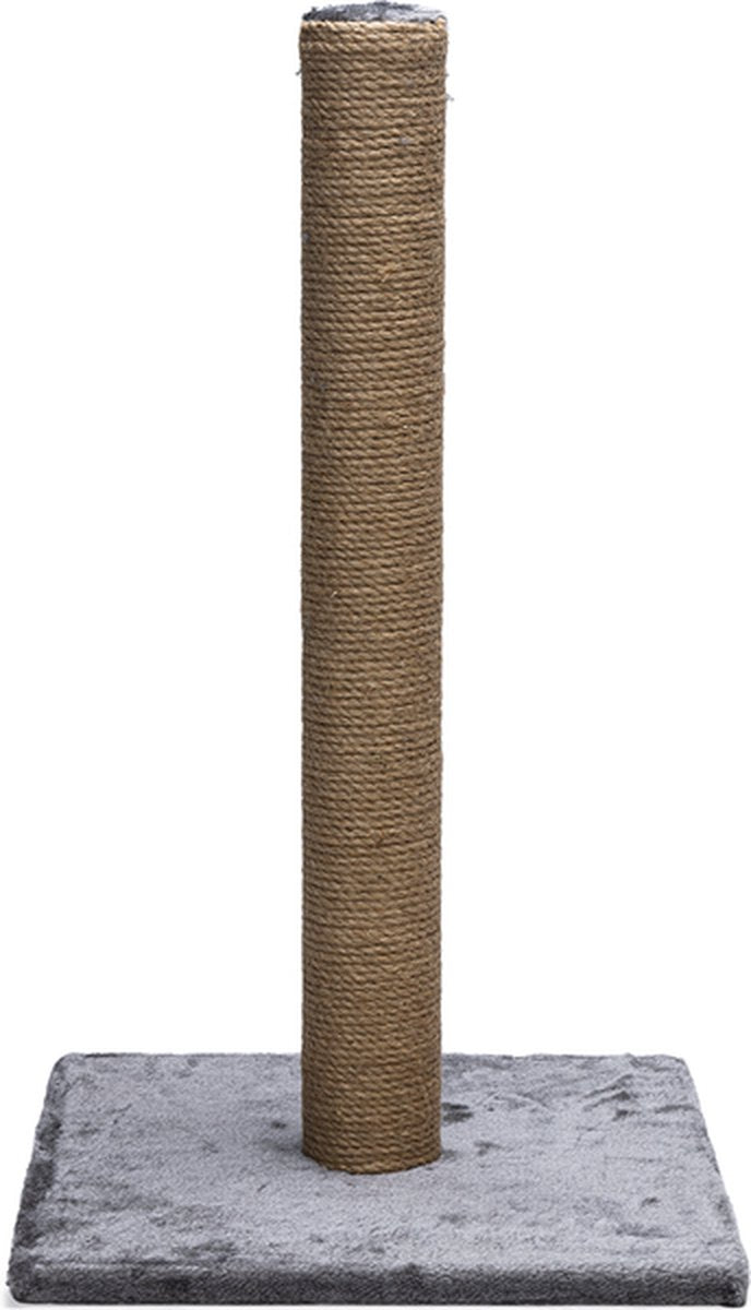Beeztees lesley - krabpaal - grijs - 35x35x60 cm