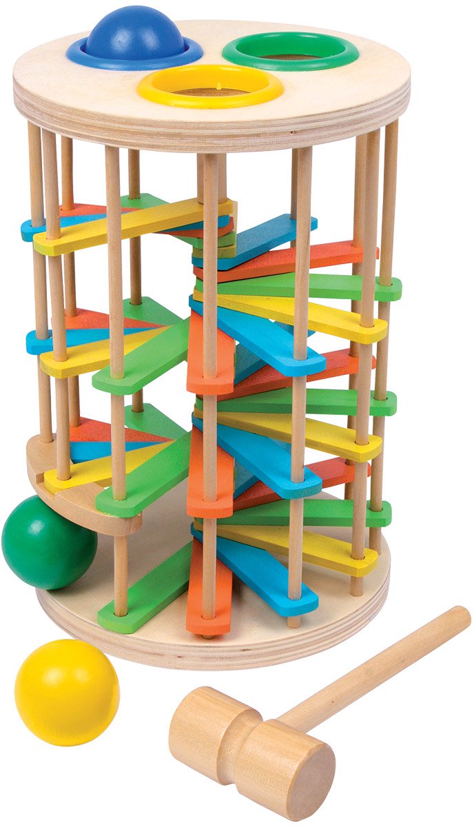 Small foot - pounding ball tower