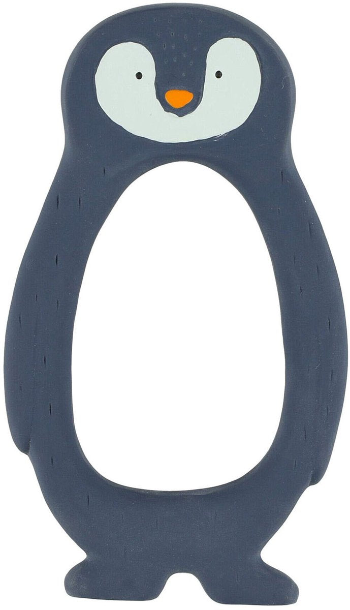 Trixie natuurlijk rubber grijpspeeltje - dhr. pinguïn