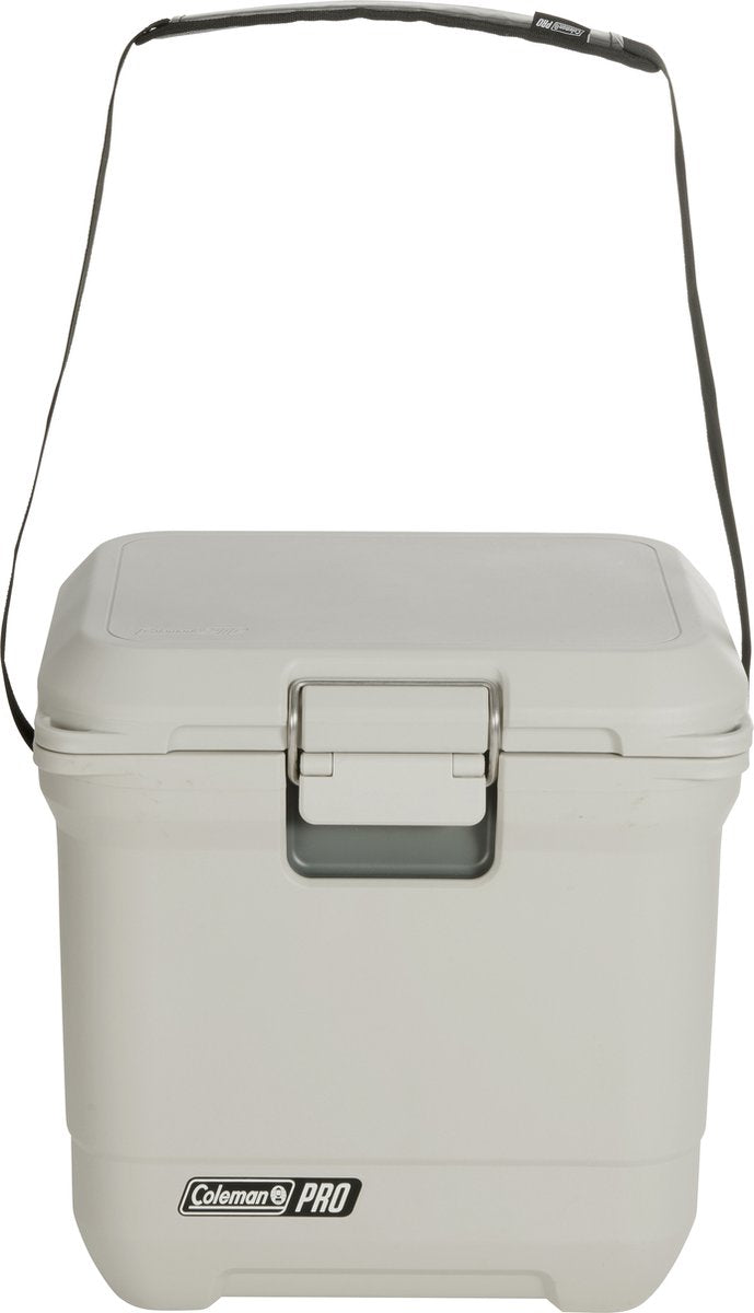 Coleman 25qt pro cooler koelbox – 24 liter koelbox – houdt ijs 3,5 dag koud - champignonkleurig