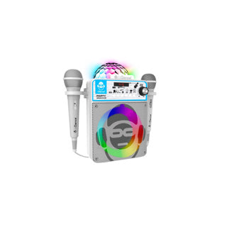 Idance partybox groove karaoke machine met 2 microfoons