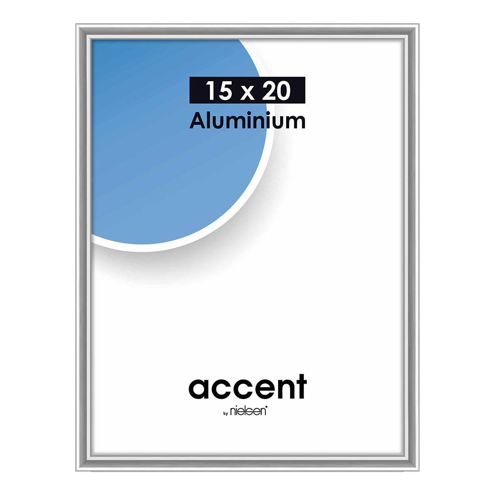 Nielsen design nielsen fotolijst 52423 accent glanzend zilver 30x40 cm