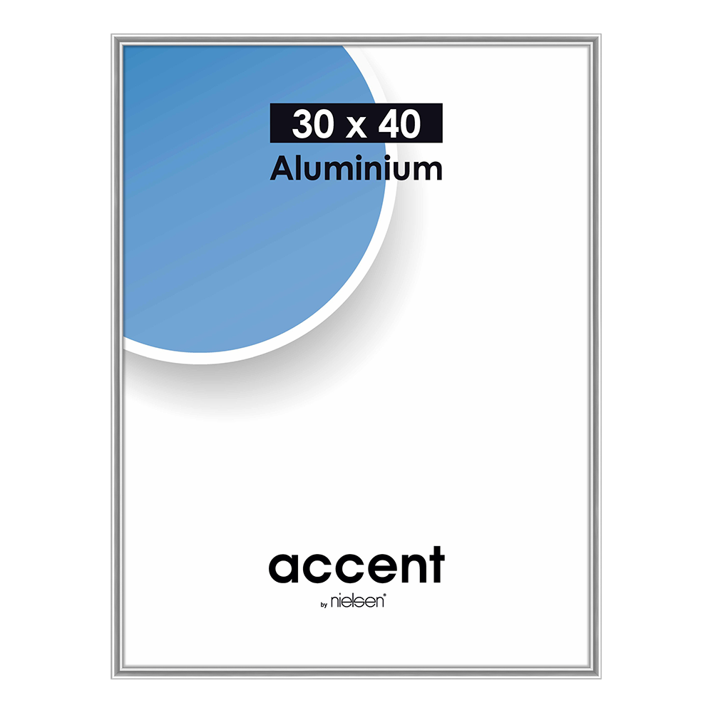 Nielsen design nielsen fotolijst 59844 accent mat zilver 30x45 cm