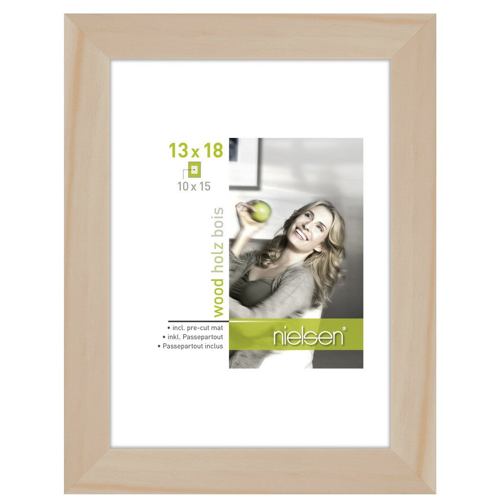 Nielsen design nielsen fotolijst 8988043 apollon naturel 18x24 13x18 cm