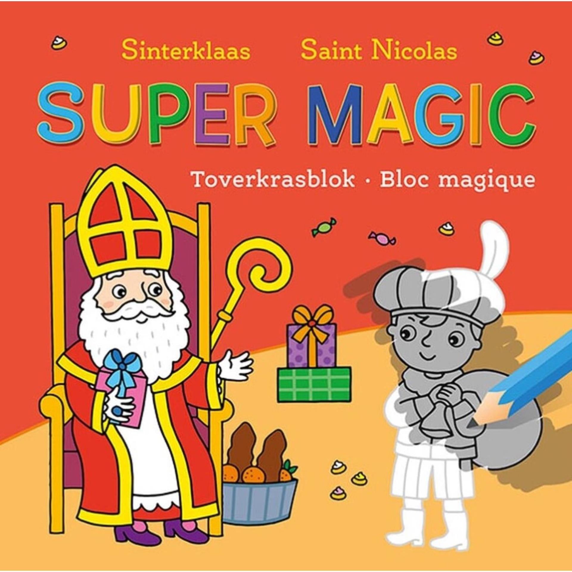 Deltas sinterklaas super magic toverkrasblok