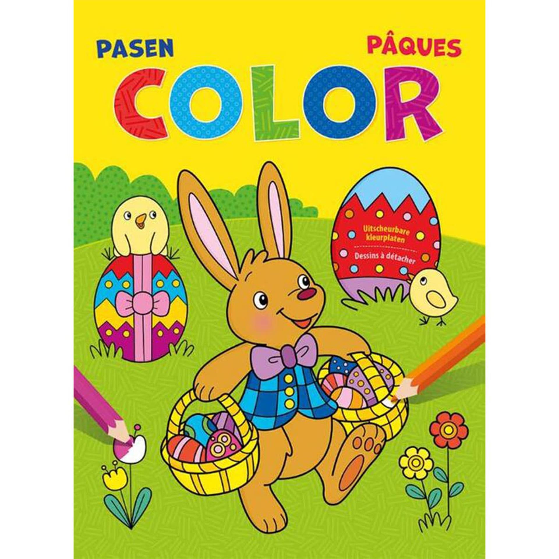 Deltas pasen color kleurblok