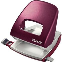 Leitz perforator style new nexxt rood 2-gaats 30 vel