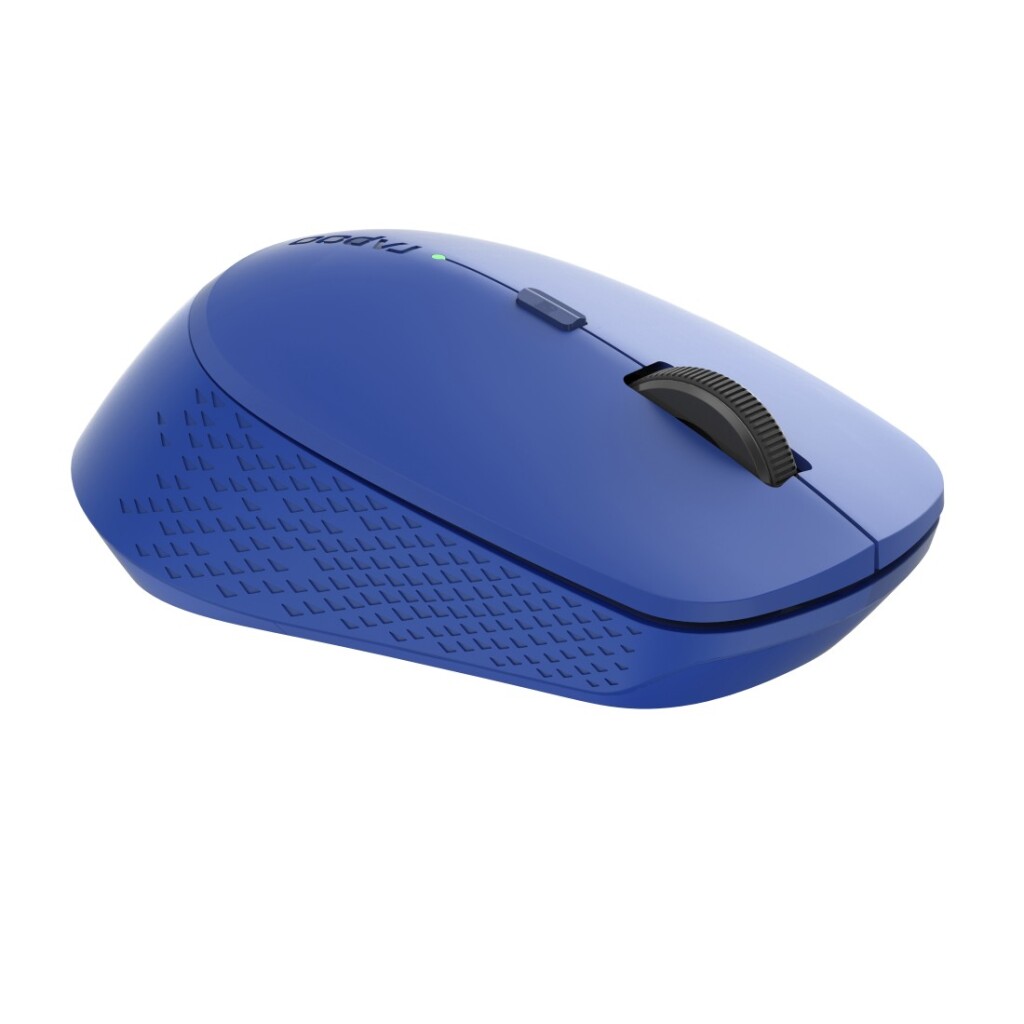 Rapoo m300 stille multimodus draadloze optische muis blauw