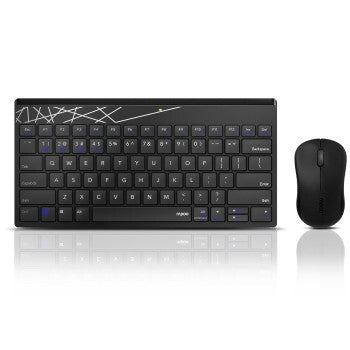 Rapoo draadloze combo set toestenbord en muis multimode 8000m zwart qwerty us