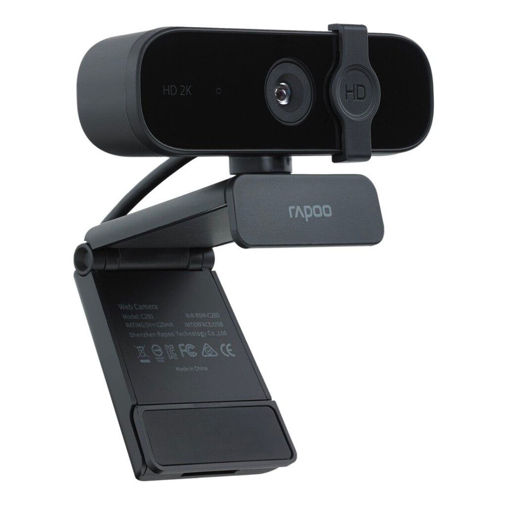 Rapoo xw2k full hd 2k webcam zwart