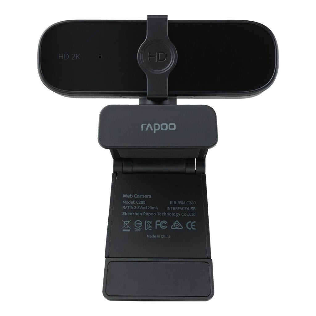 Rapoo xw2k full hd 2k webcam zwart