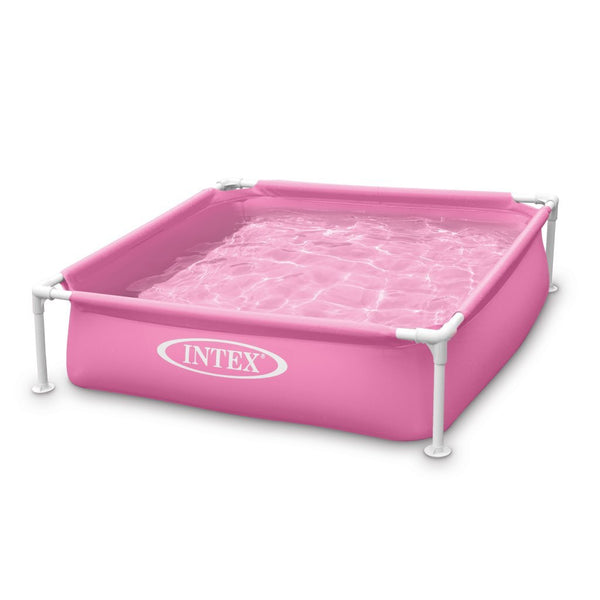 Intex 57172NP Wet Set Collection Mini Frame Pool, 122x122 cm, Pink