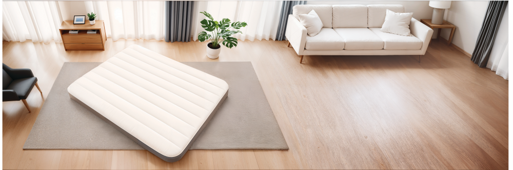 Intex queen dura-beam single-high luchtbed - 203x152x25 cm