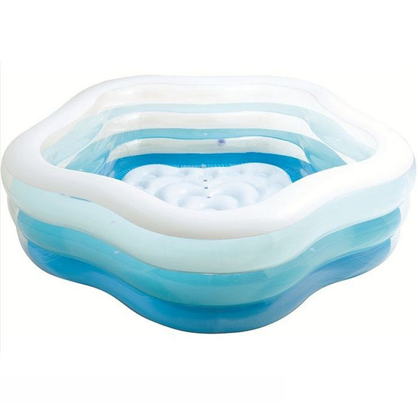 Intex 56495np inflatable swimming pool 185x180x53 cm blue white