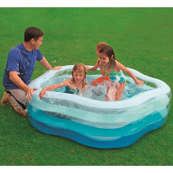 Intex 56495np inflatable swimming pool 185x180x53 cm blue white