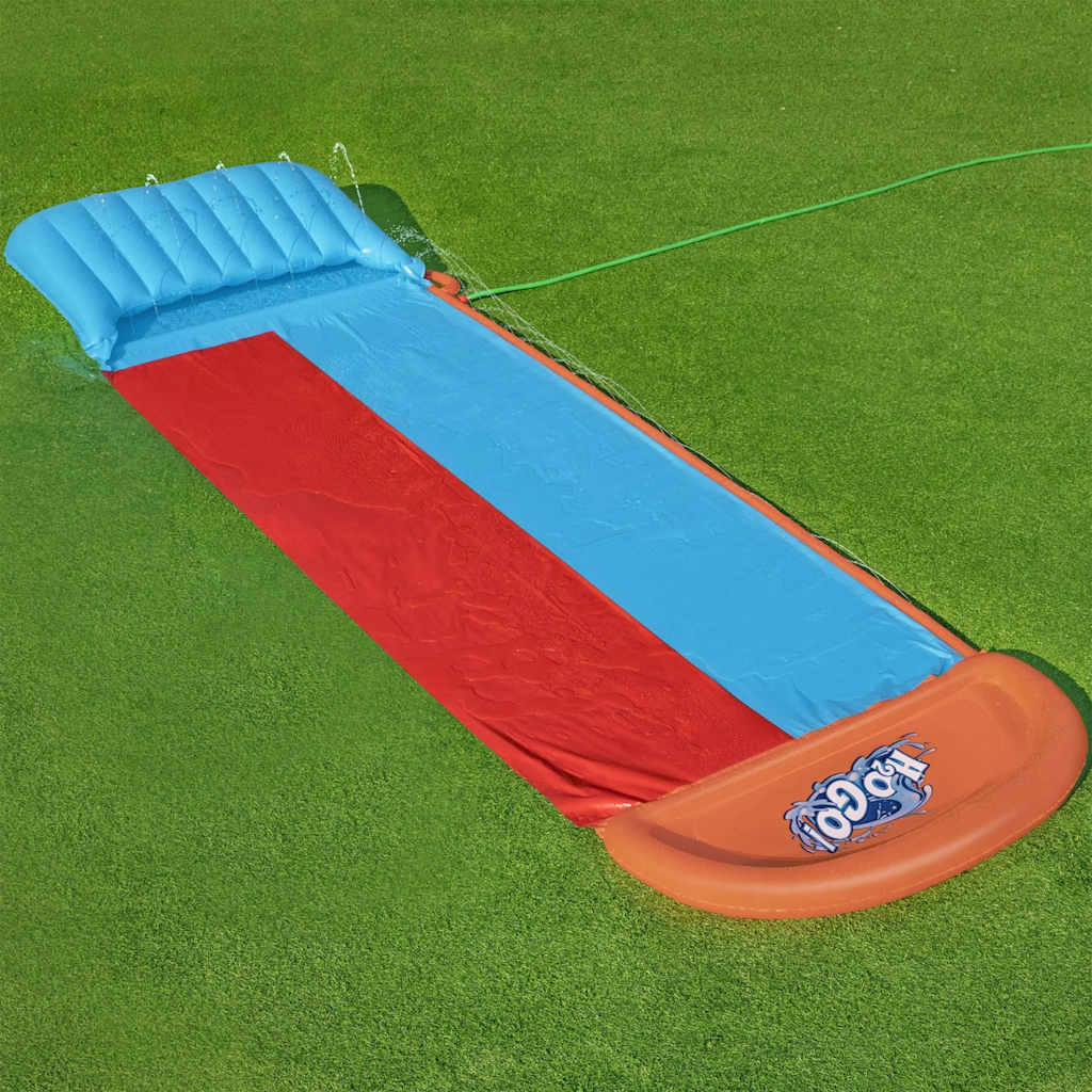 Bestway h2ogo waterglijbaan tsunami splash ramp dubbele glijbaan