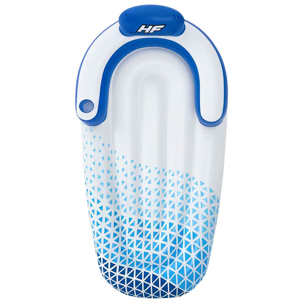 Bestway hydro force indigo wave lounge eenpersoons luchtbed, 183cm