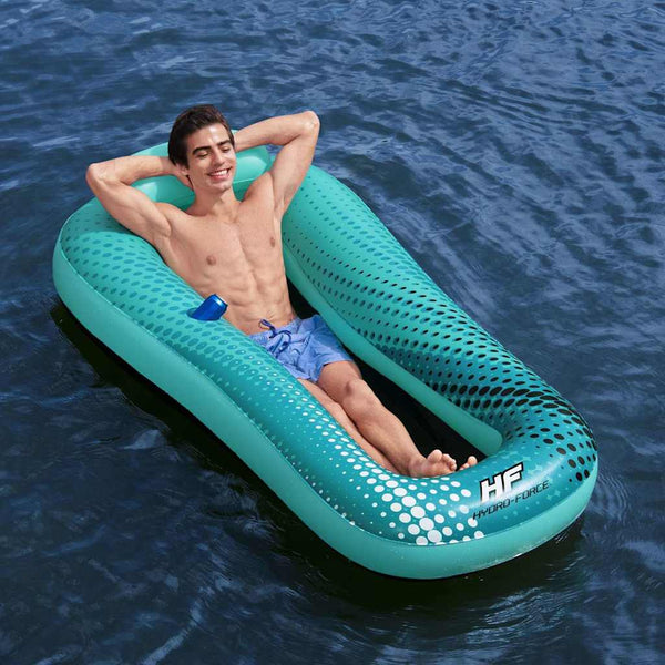 Bestway hydro force drijfbed sol venture 188x109 cm blauw