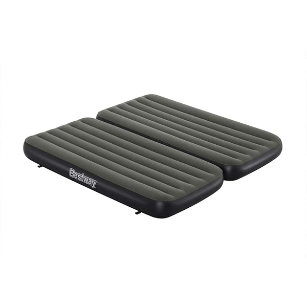 Bestway luchtbed 3-in-1 opblaasbaar 188x99x25 cm zwart en grijs