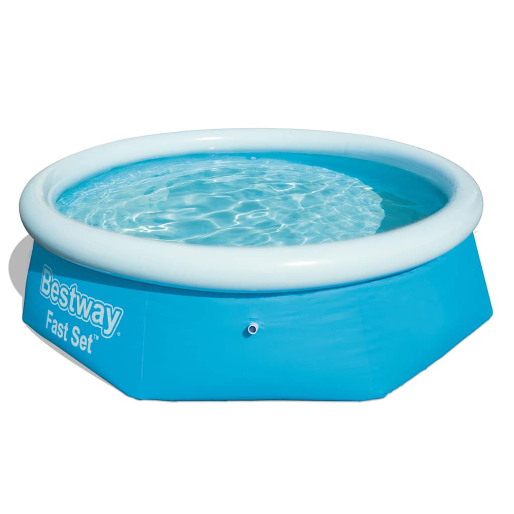 Bestway zwembad opblaasbaar fastset rond 244x66 cm 57265