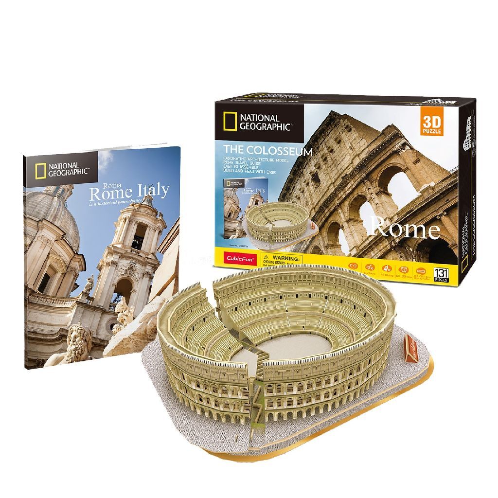 Cubic fun 3D puzzel National Geographic Het Colosseum