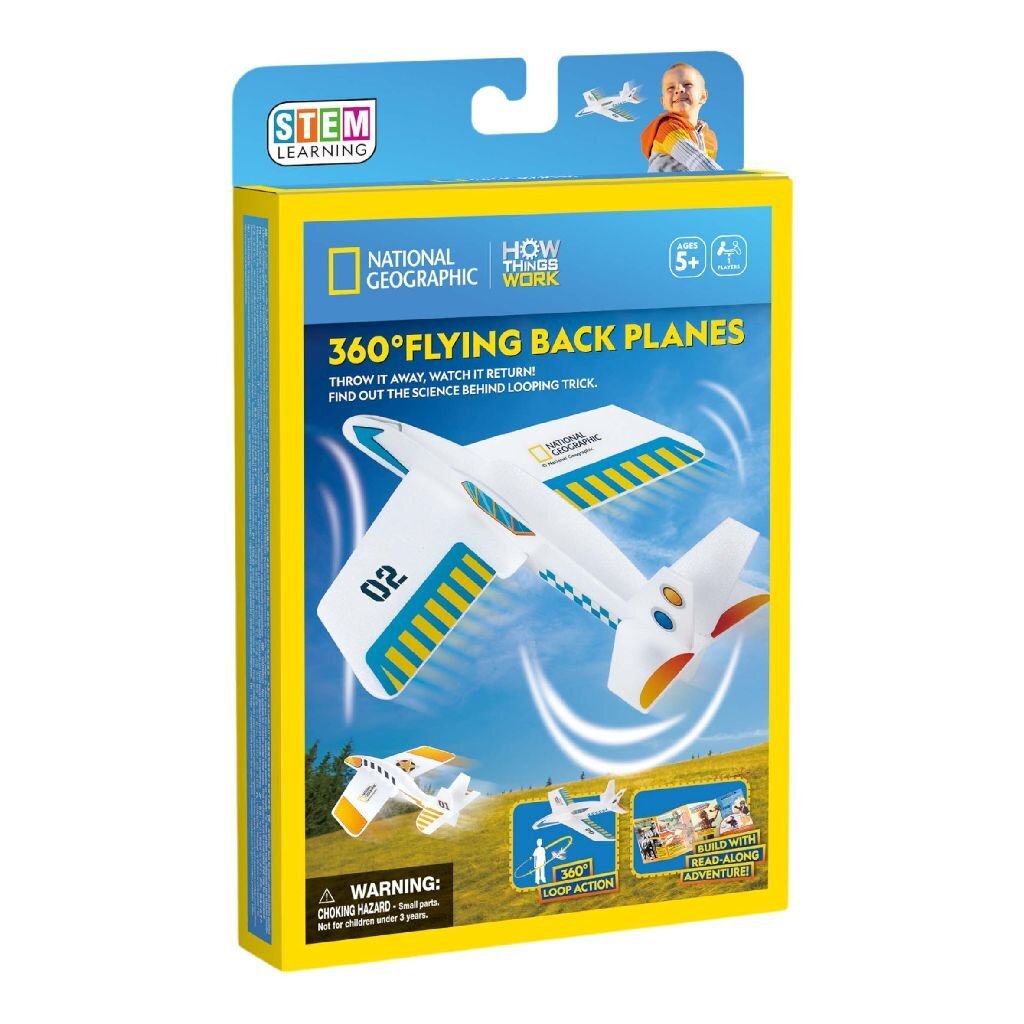 Kubieke leuke 3D-puzzel National Geographic Stem Vliegtuig