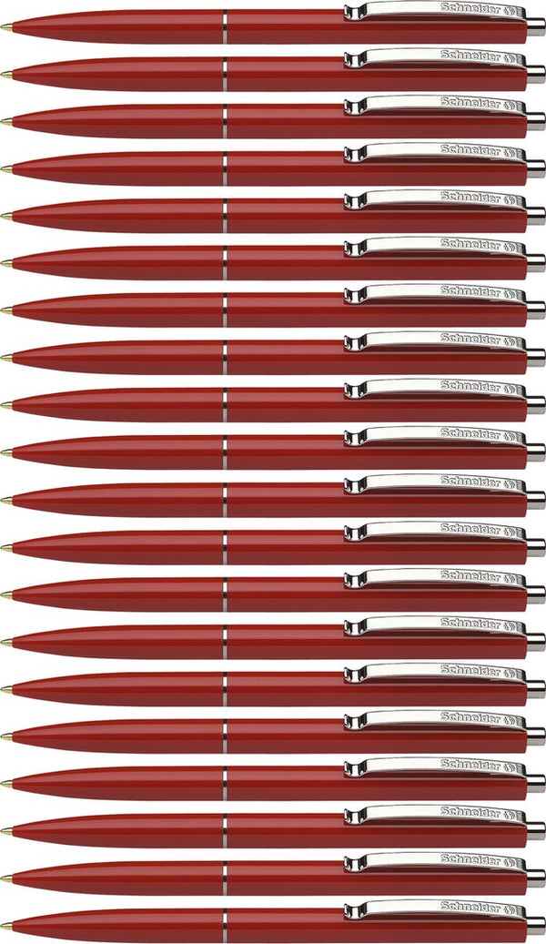 Schneider schrijfwaren schneider balpen - k15 - rood - 20 stuks - s-3082-20