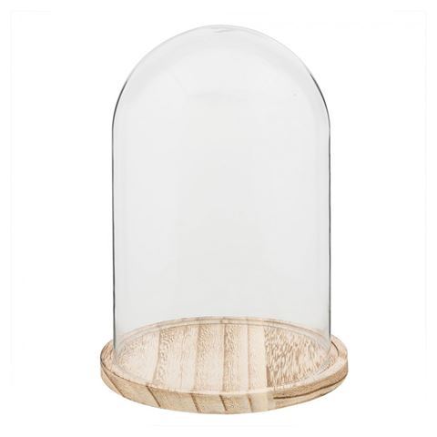 Clayre eef stolp 6gl2169 transparant 17x25 cm